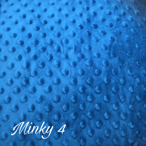 Minky mittelblau