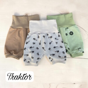 Mitwachsende kurze Sommerhosen im 3er- Bundle